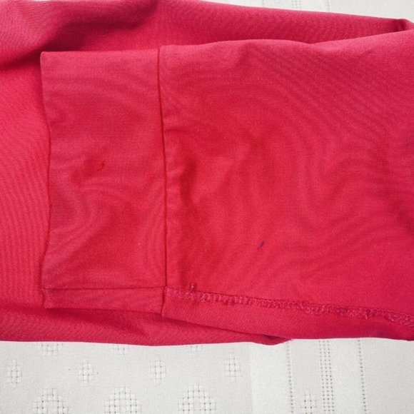 Adidas Jacket Women Large Climalite Full Zip Three Black Stripes Pockets Pink - Picture 8 of 13